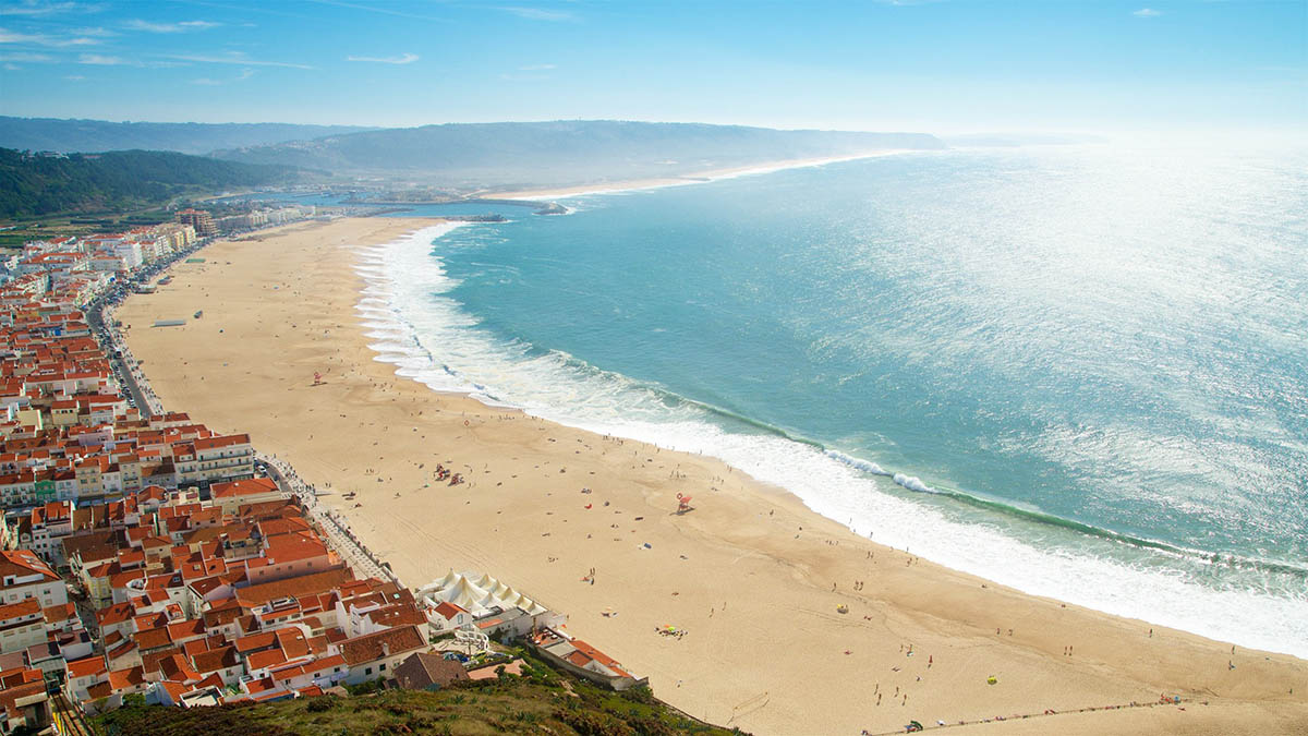 португалия пляж nazare